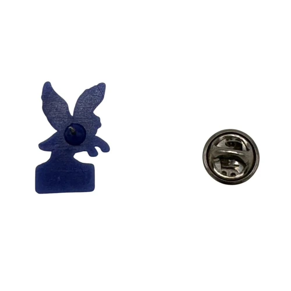 1974 Kentucky Derby Festival Pegasus Pin 100th Anniversary Gold Blue Plastic VTG